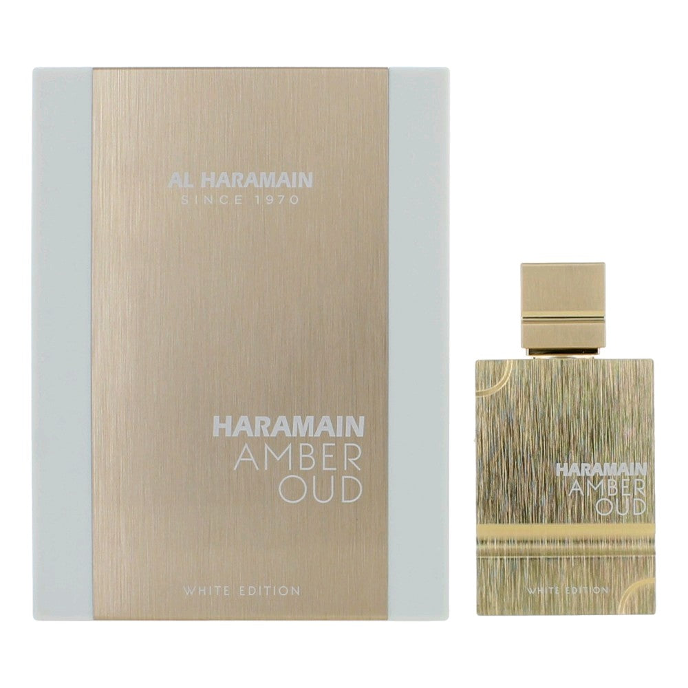 Bottle of Amber Oud White Edition by Al Haramain, 2 oz Eau De Parfum Spray for Women